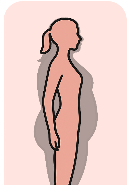 Weight loss silhouette